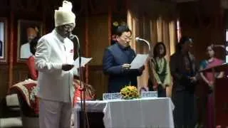 Shri Pawan Chamling swearing in as the Chief Minister - 2014