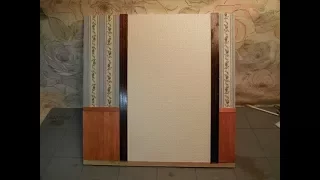 ミニチュアドールハウス　奥壁の作り方Miniature dollhouse  Way of making the inside wall