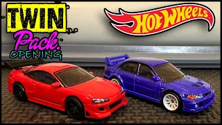 Mitsubishi Lancer Evo 6 + Eclipse - Car Culture 2 Pack - Hot Wheels Pack Opening - Unboxing