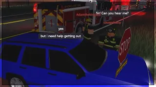 I caused two car accidents, the second one being WORSE! Roblox Roleplays ER:LC