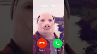 #pov John Pork te llama (John Pork os calling)  #johnpork #memes #shorts #llamada