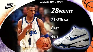 Penny Hardaway 28points wearing Nike Air Swift VS Houston Rockets January 10th 1994