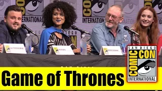 GAME OF THRONES | Comic Con 2017 Full Panel (Sophie Turner, Isaac Hempstead Wright)