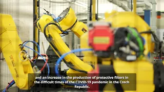 Protective filter production with the support of FANUC robots