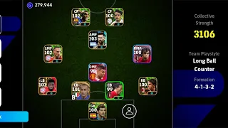 HOW TO GET 4-1-3-2 FORMATION IN EFOOTBALL24