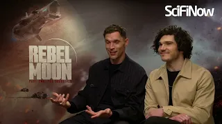 Rebel Moon: Part Two | Fra Fee and Ed Skrein on Zack Snyder and Deadpool 3