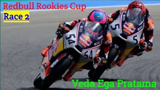 [Race 2] Veda Ega Pratama Raih Poin Perdana, pembalap malaysia Hakim Danish raih podium 2