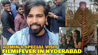 SyeRaa FEVER | Admin Ravi Gupta ARRIVES at Sudarshan Theatre Hyderabad | Megastar Chiranjeevi