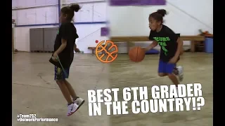 Zamareya Jones INTENSE Individual Workout at The DUNGEON! Top 3 Ranked 6th Grader In The Country?!