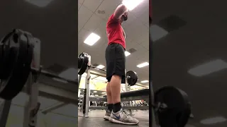 Benching 255 for reps