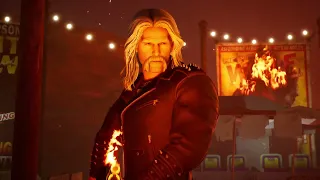 Johnny Blaze Makes An Epic Entrance in Marvel's Midnight Suns