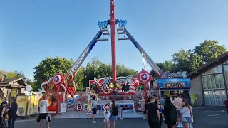 Lichtenfels Schützenfest 21.07.2023 .------Der Avenger Karussell-----