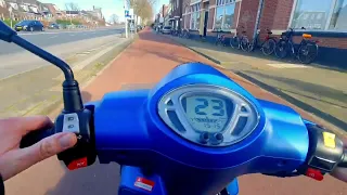 Udo rijdt met Scooter door Nijmegen (3 Maart 2024)