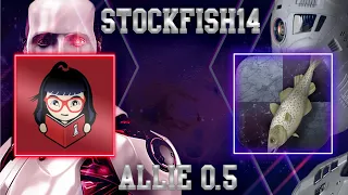 AI defeats Stockfish 14?! || Allie 0.5 vs Stockfish 14