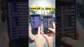 huawei p50 pro vs i phone 13 zoom test 🔥🔥#iphone #huawei