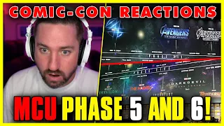 MARVEL PHASE 5 & 6 Announcements Live Reactions