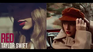 Taylor Swift Red- Girl At Home Original vs Taylor’s Version comparison