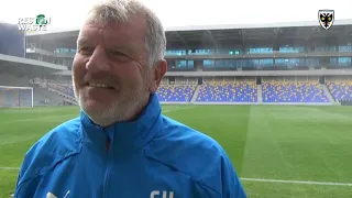 Glyn at Plough Lane for Blackpool preparations