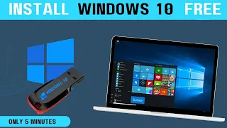 How to install windows 10 from USB | windows 10 kaise install kare| Using USB drive windows install