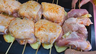Вместо шашлыка на праздничный стол, нереально вкусные куриные бедра.😋🔝Этот рецепт будут просить все!
