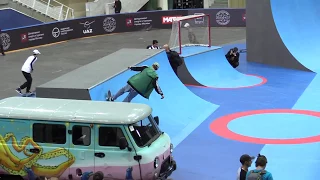 Максим Широких - qualification @ WORLD CUP SKATEBOARDING MOSCOW 2017