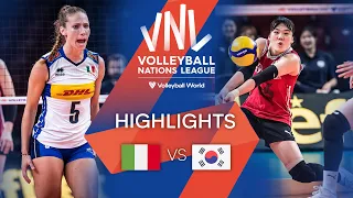 🇮🇹 ITA vs. 🇰🇷 KOR - Highlights Week 3 | Women's VNL 2022