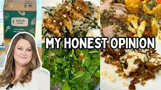 Green Chef Review | Cook with Me  | Meal Kit Review and Unboxing | Crystal Lopez