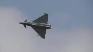 Awesome RAF Eurofighter typhoon jet   Display American air show Duxford 29May16 335p