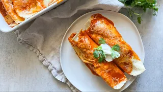 Best Beef and Refried Bean Enchiladas Recipe