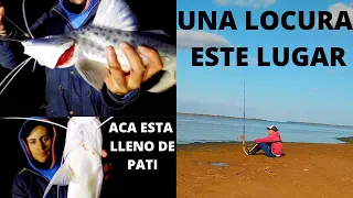 ESTA LLENO DE PATISES, PESCA CON LLUVIA DE NOCHE, PESCA EN LOS ARENALES Y POZOS-NICO REYNOSO