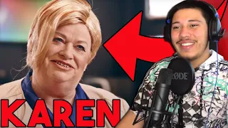 Karen vs Manager REACTION