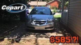 Bought A Cheap Salvage Auction Car From COPART!!! Acura TL