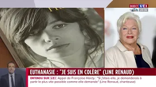 Euthanasie - Le cri de colère de Line Renaud : "Il faut laisser partir, Françoise Hardy et l'aider"