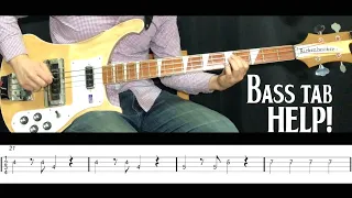 Help! - The Beatles (Bass TAB)