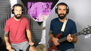 If Funk & Disco Had A Rhythm Section Love Child | Funky Bass & Drum Groove! #bass #drums