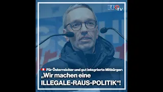 Für Österreicher und gut integrierte Mitbürger: Wir machen eine „Illegale-Raus-Politik“!