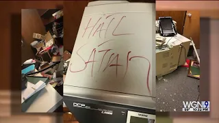 'Hail Satan' written inside Northwest Indiana church, building damaged