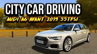 City Car Driving - AUDI A6 AVANT 2019 55 TFSI - Day Drive | Custom SOUND | 1080p & G27