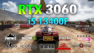 RTX 3060 + i5 13400F : Test in 10 Games