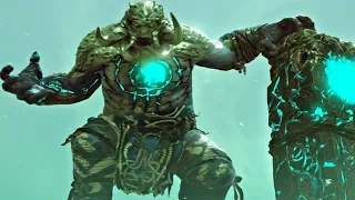 God of War 4 - Bridge Keeper Boss Fight #10 (God of War 2018) PS4 Pro