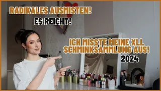 ES REICHT! ICH SORTIERE VIELE PRODUKTE AUS MEINER XXL SCHMINKSAMMLUNG AUS 2024 I jessicamller