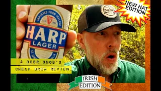 Harp Lager Beer Review by A Beer Snob's Cheap Brew Review | Irish Edition