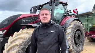 Valtra S 416 der Boss in der Kiesgrube im Einsatz