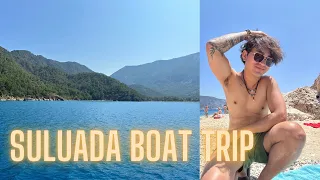 VLOG #47: SULUADA BOAT TRIP | ISLAND HOPPING IN THE MEDITERRANEAN | ANTALYA, TURKEY