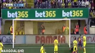 Villarreal vs Barcelona 2 3 ~ All Goals & Highlights 27 04 2014 HD