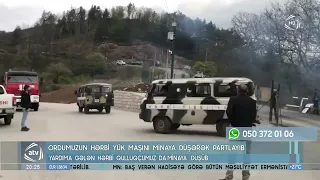 Şuşa rayonu ərazisində baş vermiş mina partlayışı zamanı 3 hərbi qulluqçumuz xəsarət alıb