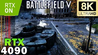 ►Battlefield 5 in 8K Ray Tracing | RTX 4090 | Ryzen 9 7950X | Ultra Realistic Graphics