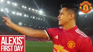 Behind The Scenes at Alexis Sanchez's First Day at Manchester United | Manchester United