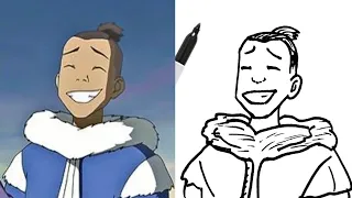 How To Draw SOKKA From Avatar The Last Airbender - Easy!