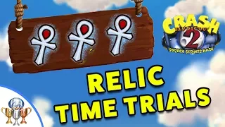 Crash Bandicoot 2 Cortex Strikes Back - All 27 Gold / Platinum Time Trial Relics Walkthrough